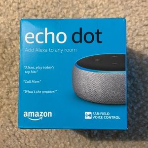 Amazon Alexa Echo Dot 3rd Generation w/ Power Adaptor brand new in box